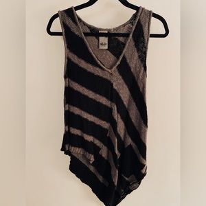 Black striped blouse